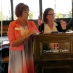 October Luncheon Sponsor Wells Fargo Home Mortgage with Kathie Cooksey and Alison Young.